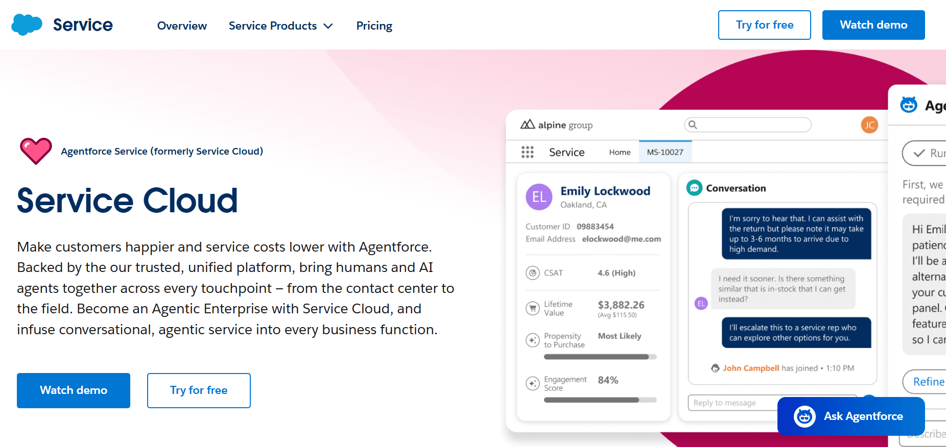 saleforce - Intercom Alternatives