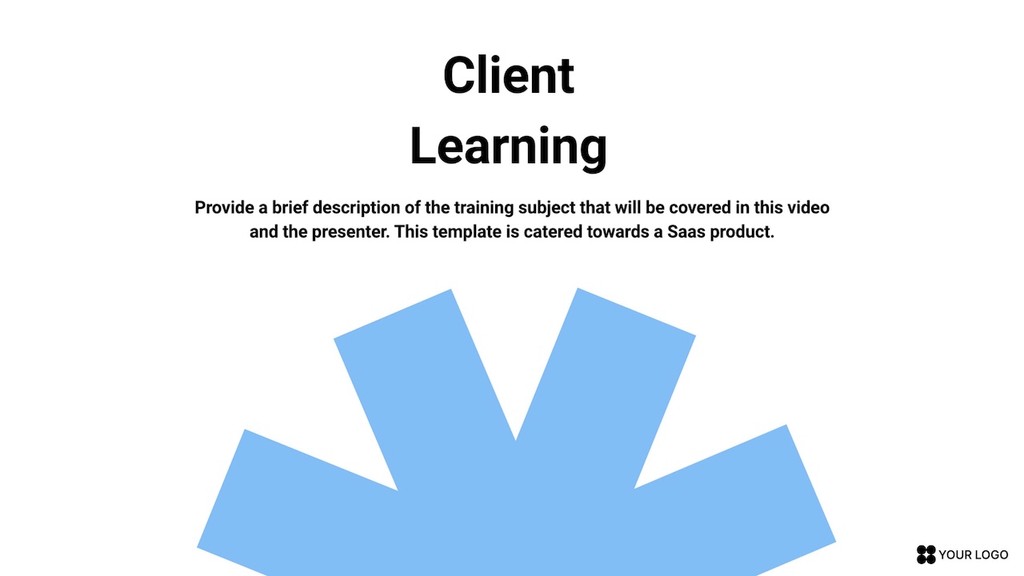 Client learning template