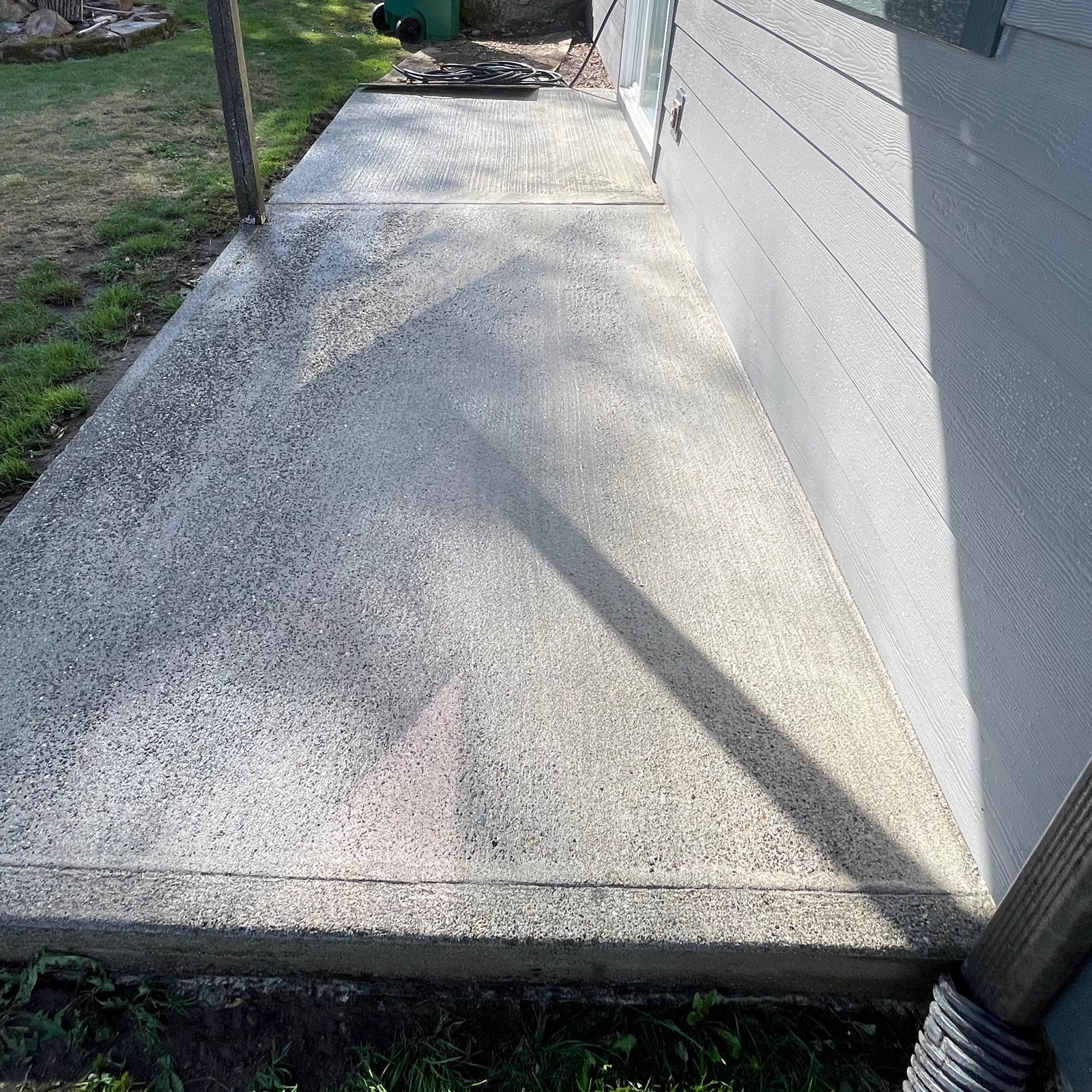 After: side walkway pressure washing by Peterson Property Services in Lake Stevens, WA