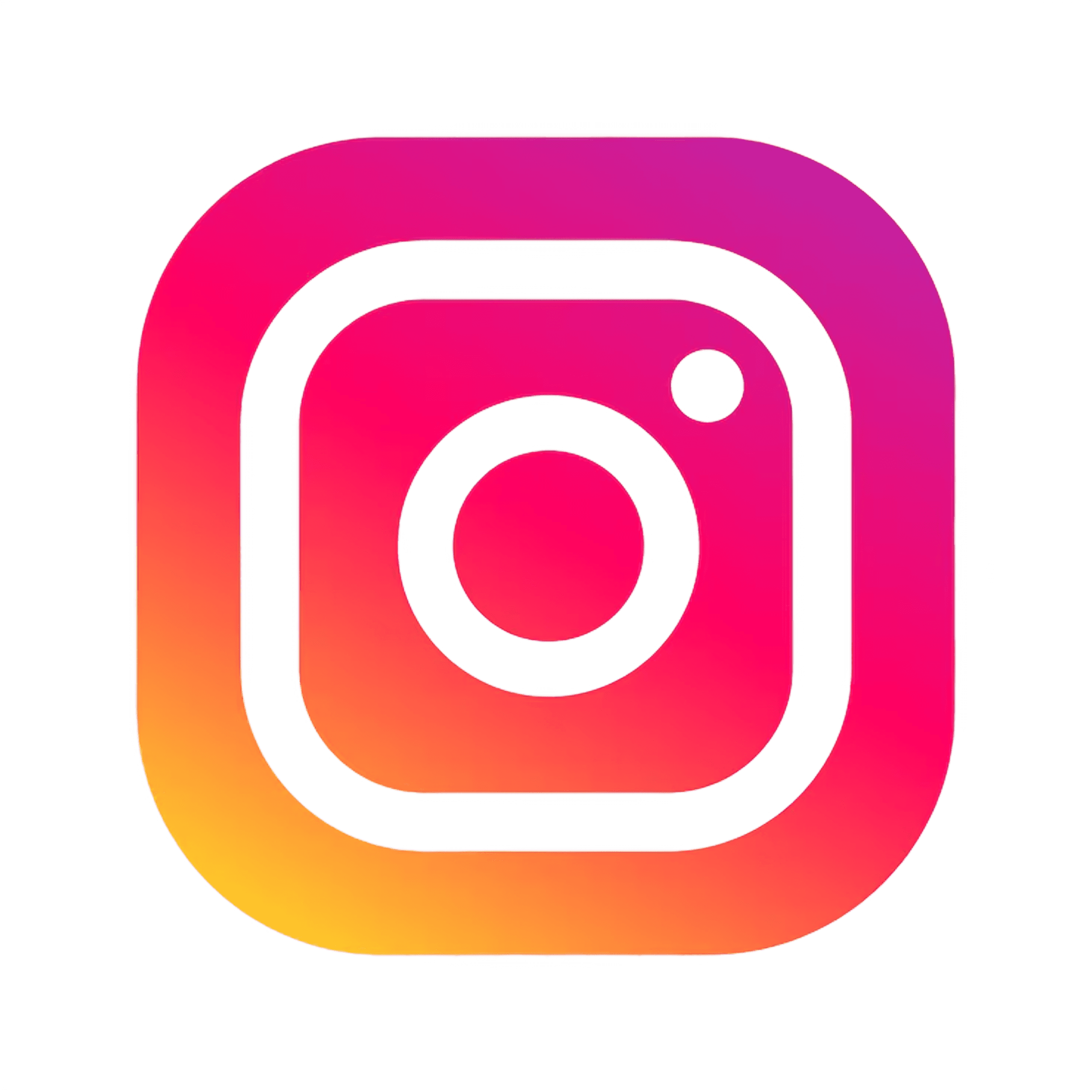 an instagram logo with a purple background