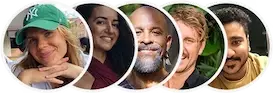 Photo of some users who use the app. 