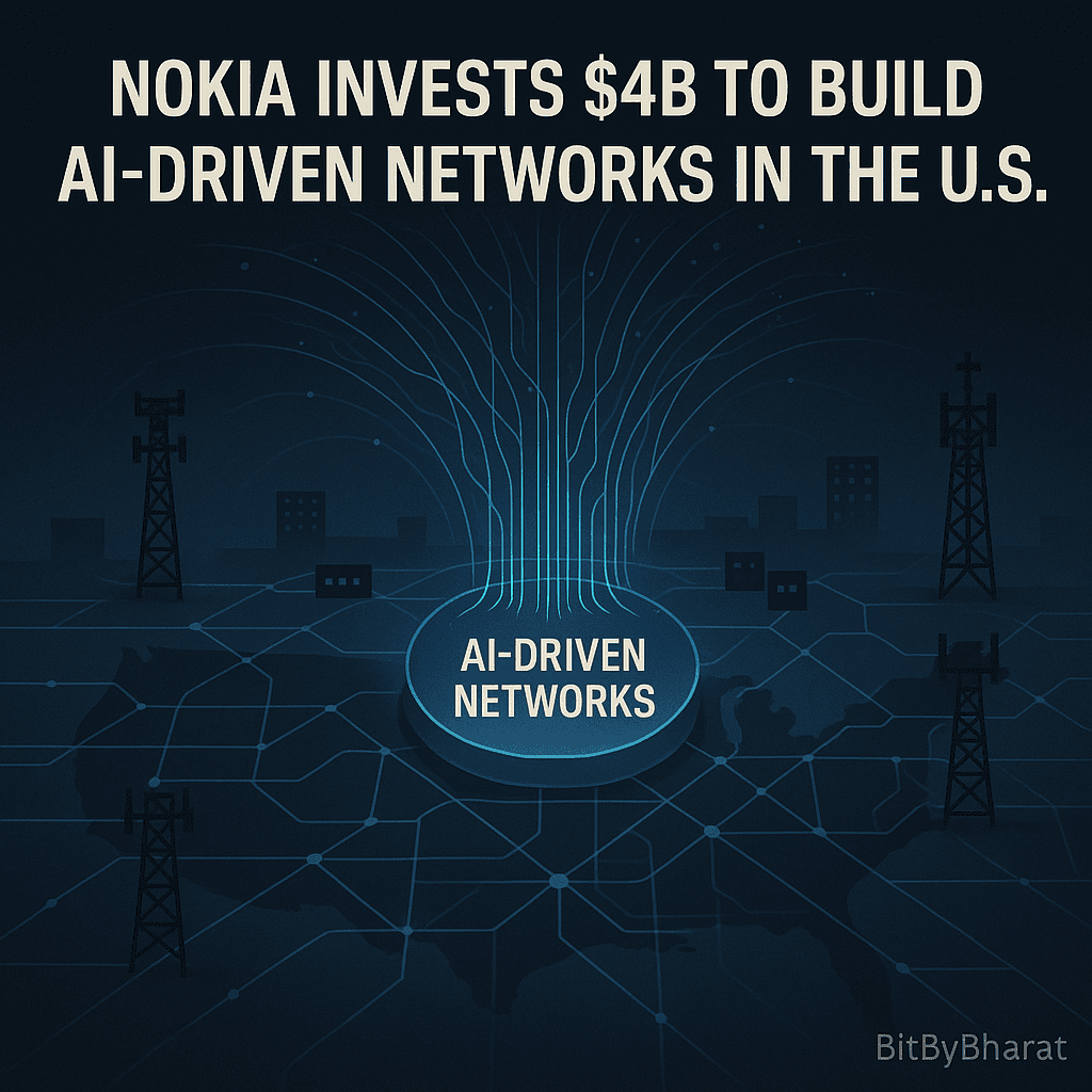 Nokia Invests $4B to Build AI-Driven Networks in the U.S.