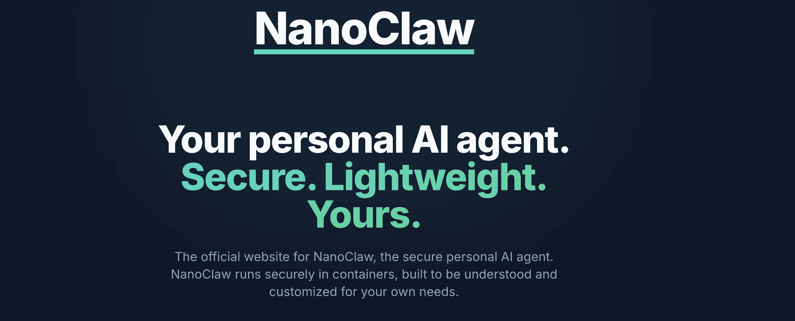Nanoclaw openclaw alternative