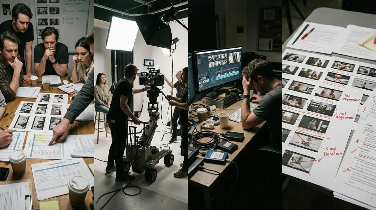 Old video ad generation