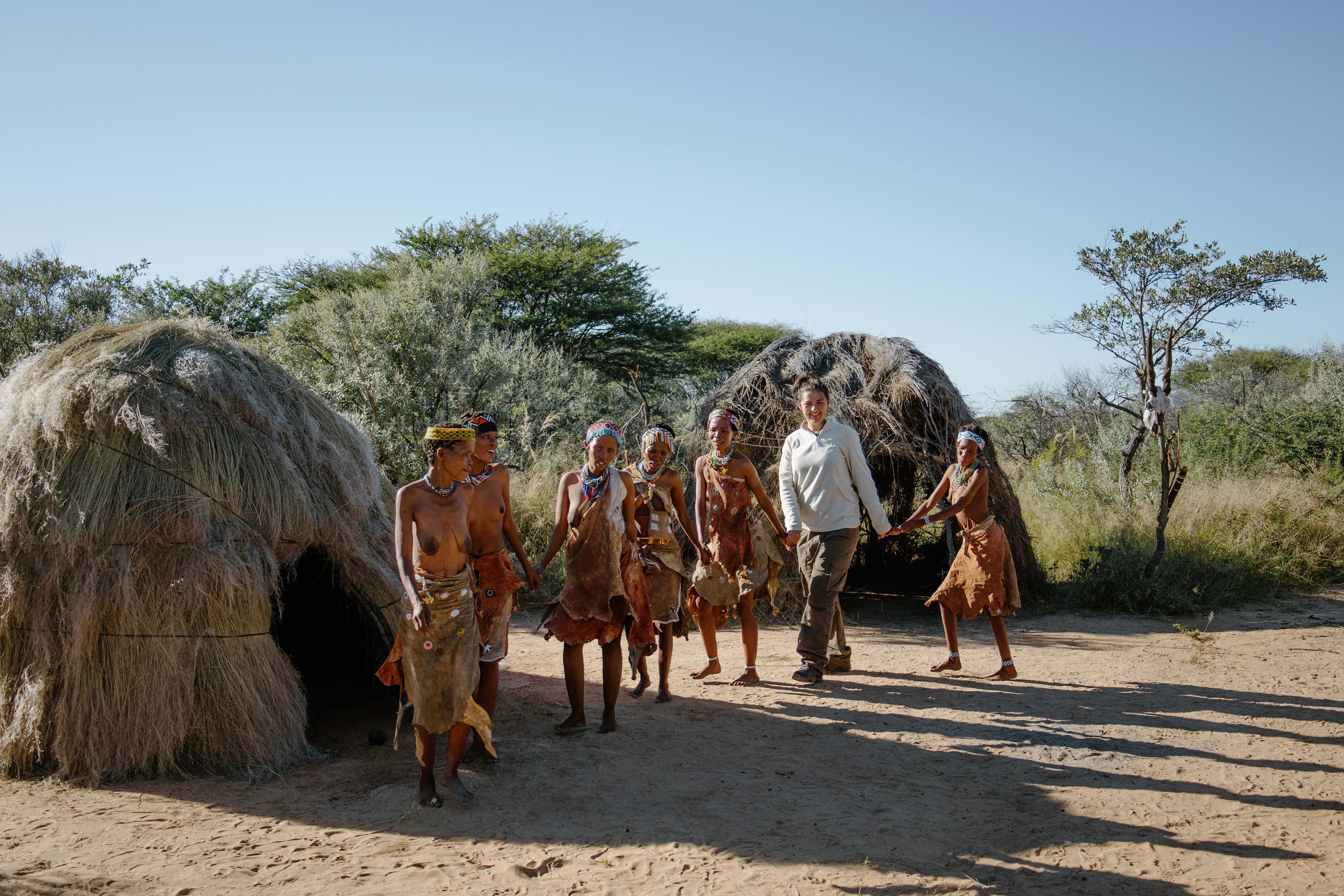 san tribe in harnas