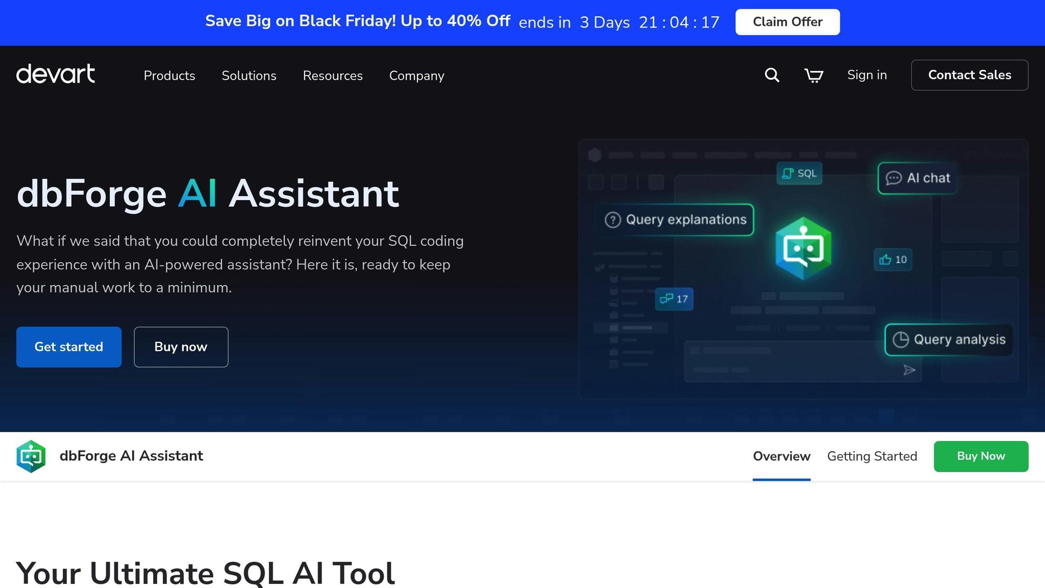 dbForge AI Assistant