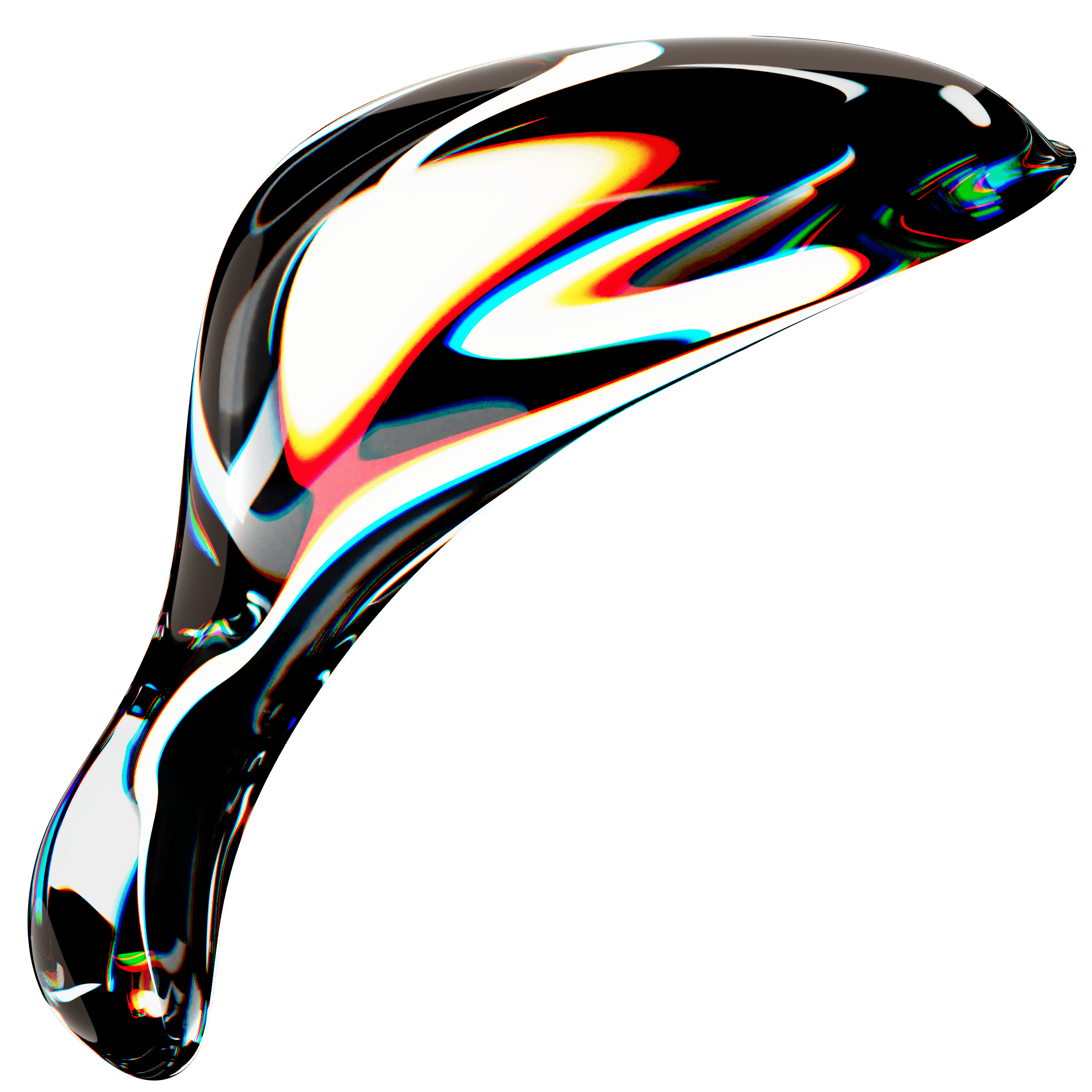 Portrait of a woman with digital abstract effects and color overlays