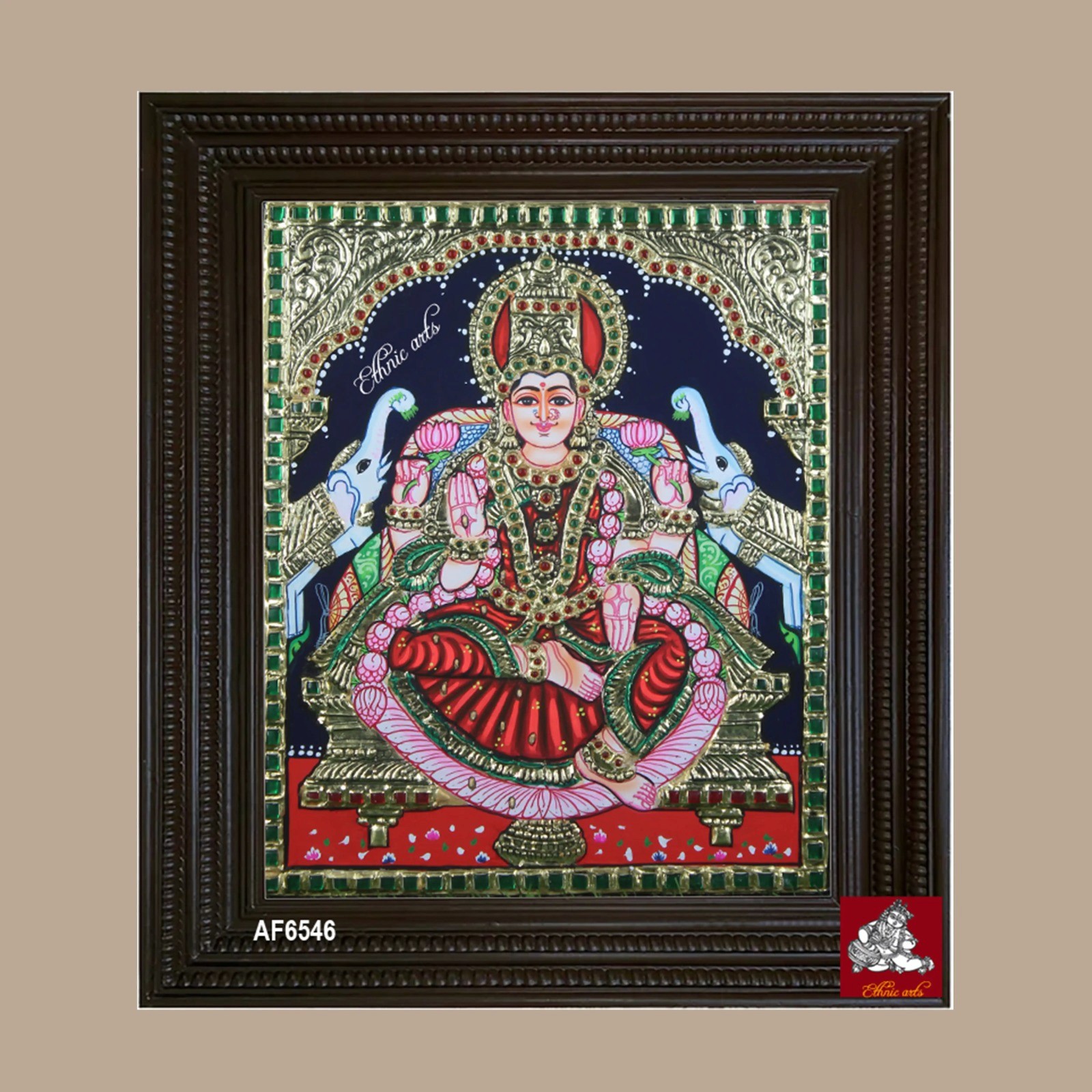 Lakshmi tanjore painting 