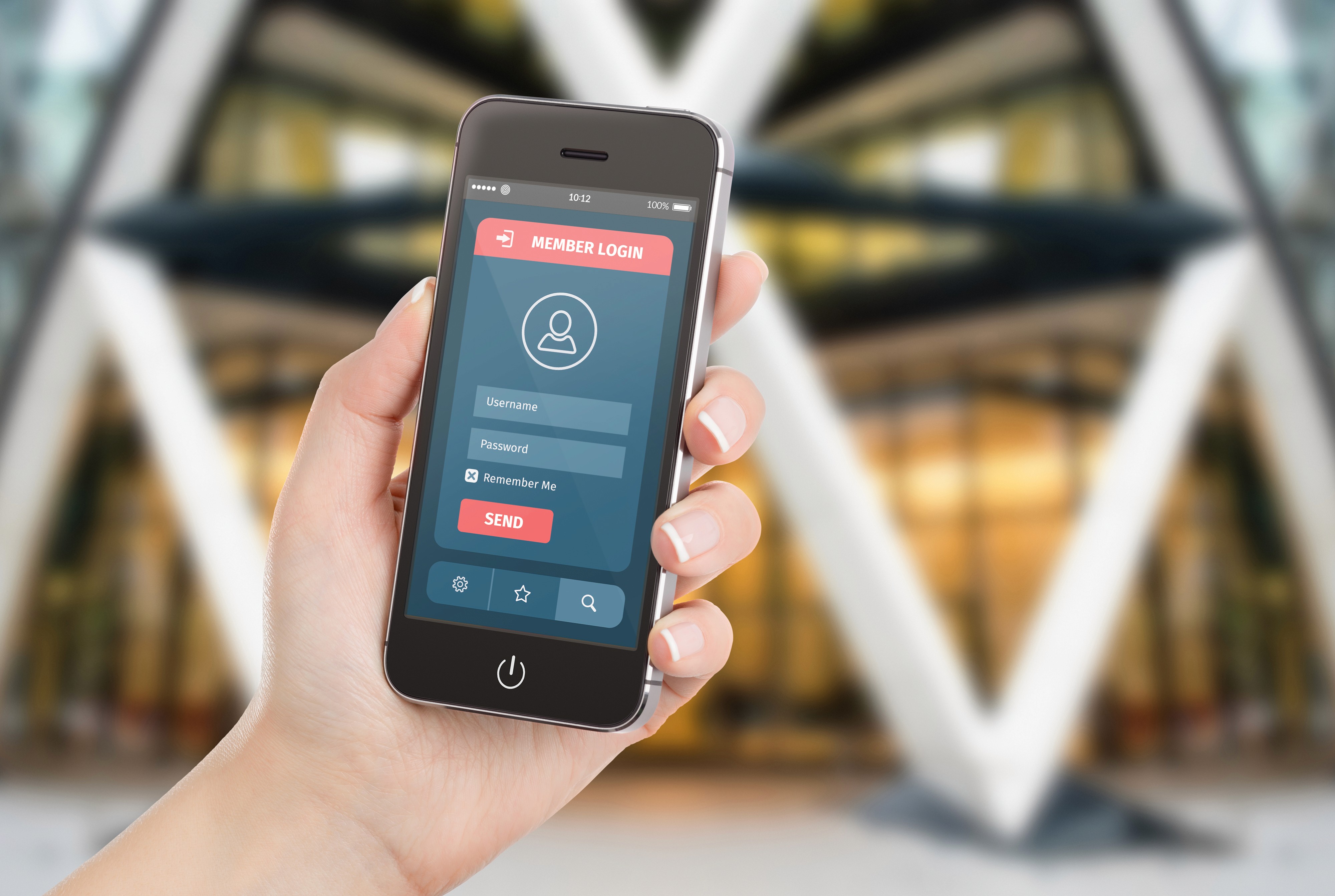 A phone receiving an email on it