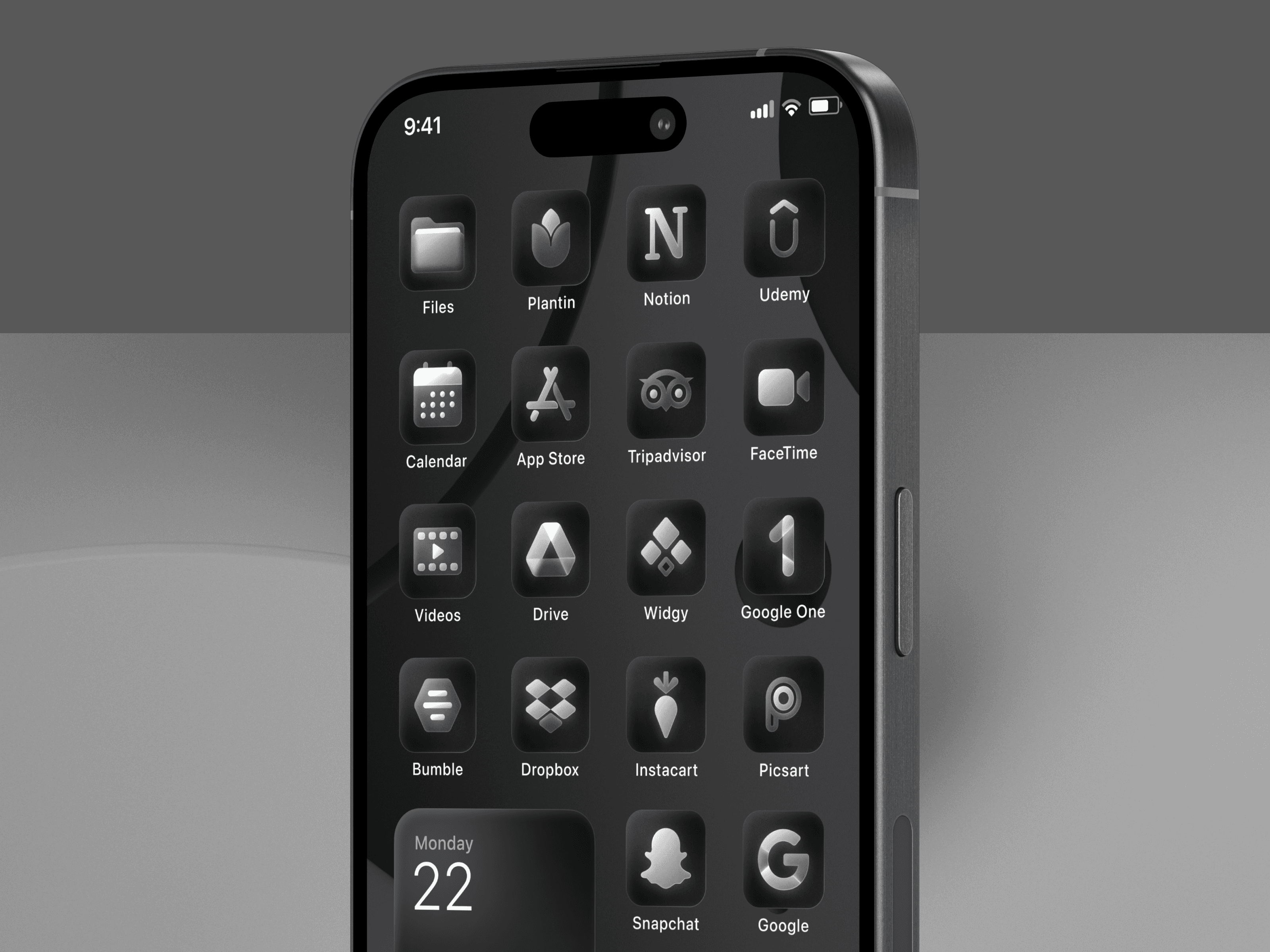 10+ Best Dark and Black iOS App Icons and Icon Packs