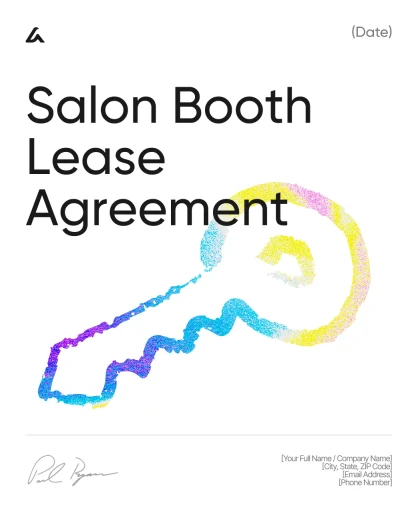 Salon Booth Lease Agreement