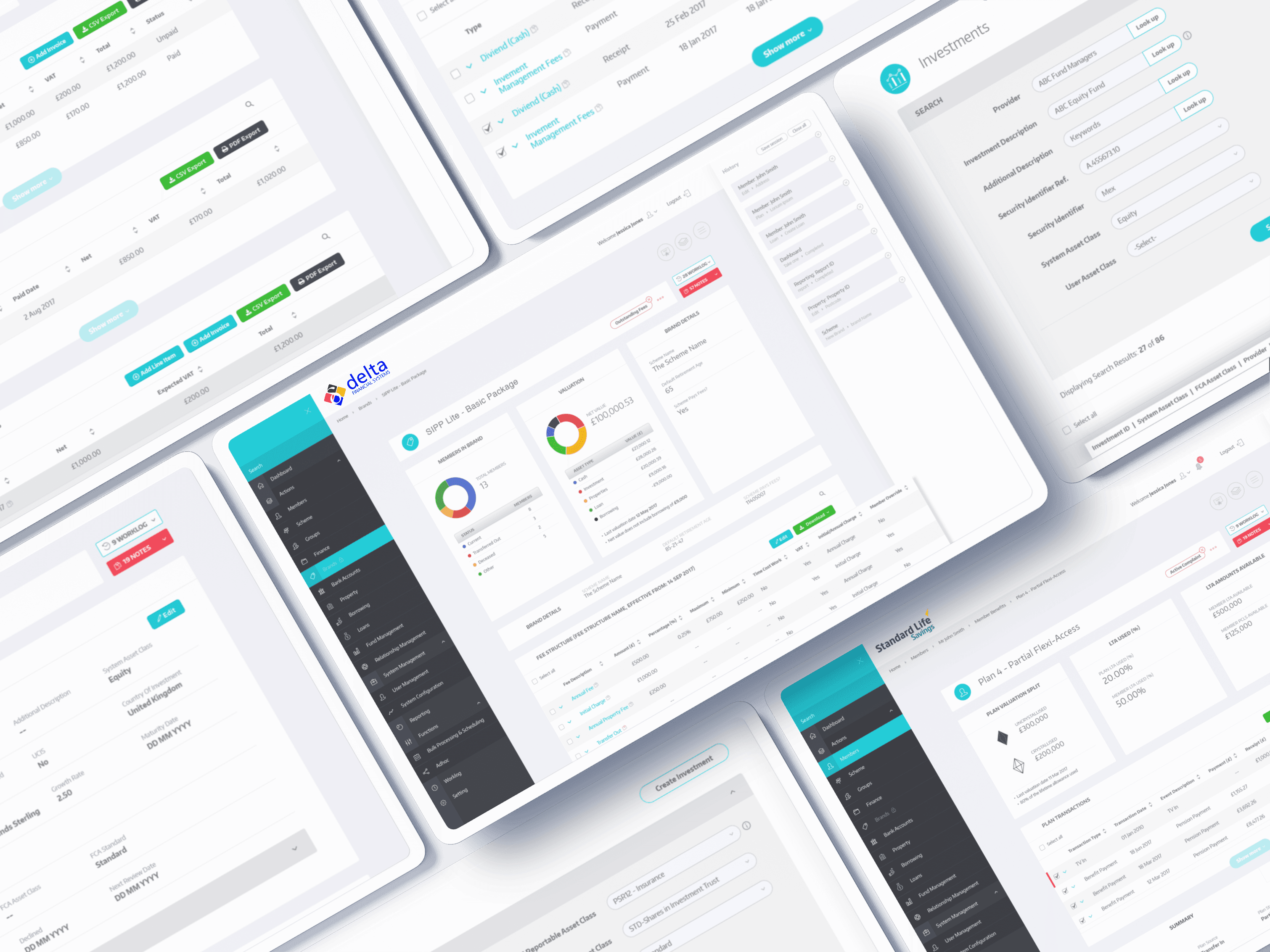UX/UI design of the B2B - Pension Administration Platform