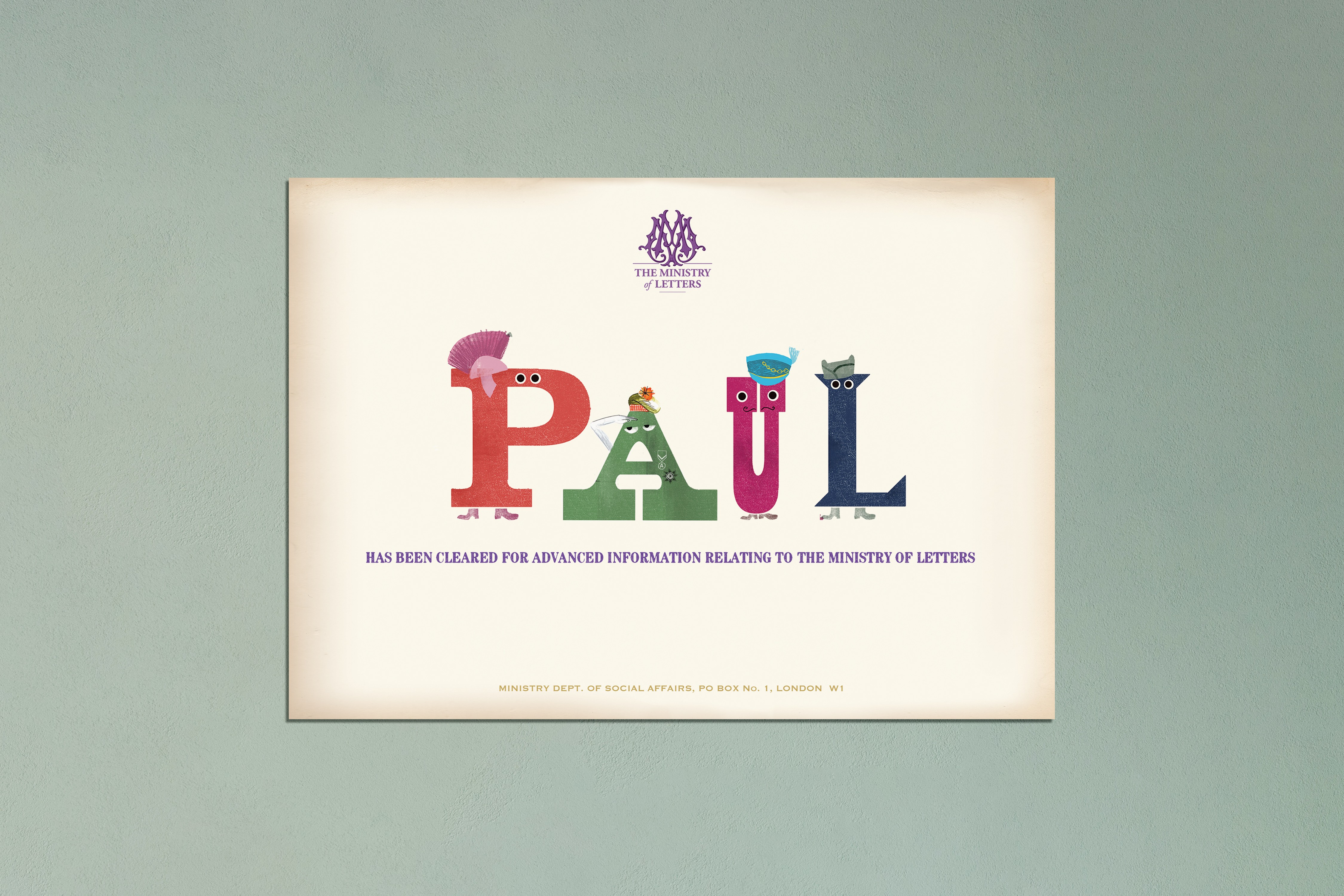 tipota studio typography design and art direction of ministry of letters with al Mchuish and Luciano Lozano for thames and hudson