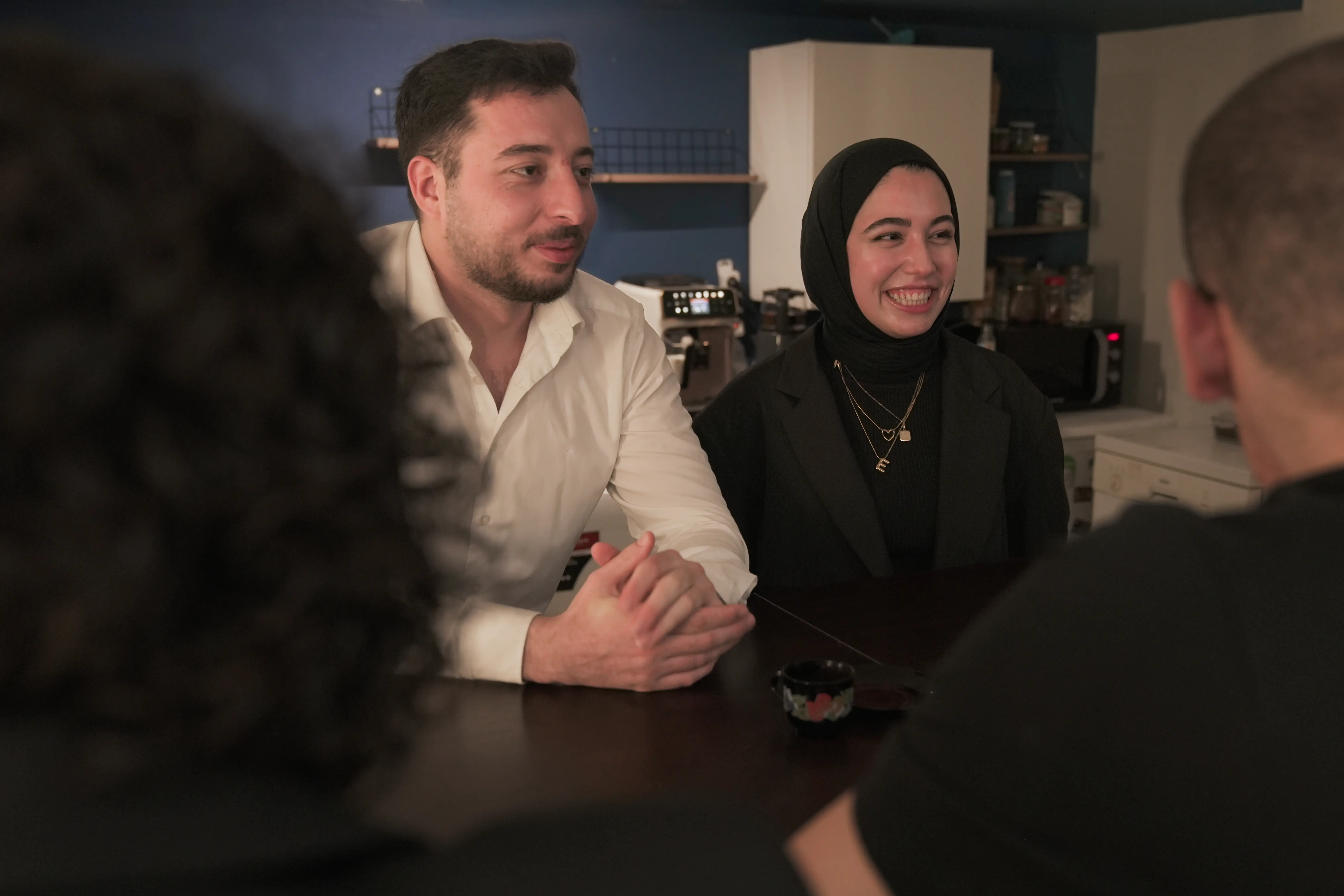 Neon Apps team discussing features for modern food delivery platforms.