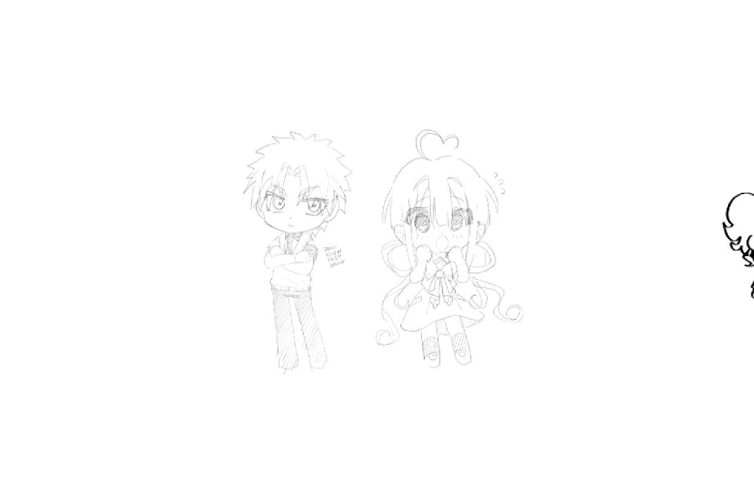 アートジャム「draw chibis」のキャンバスの一部