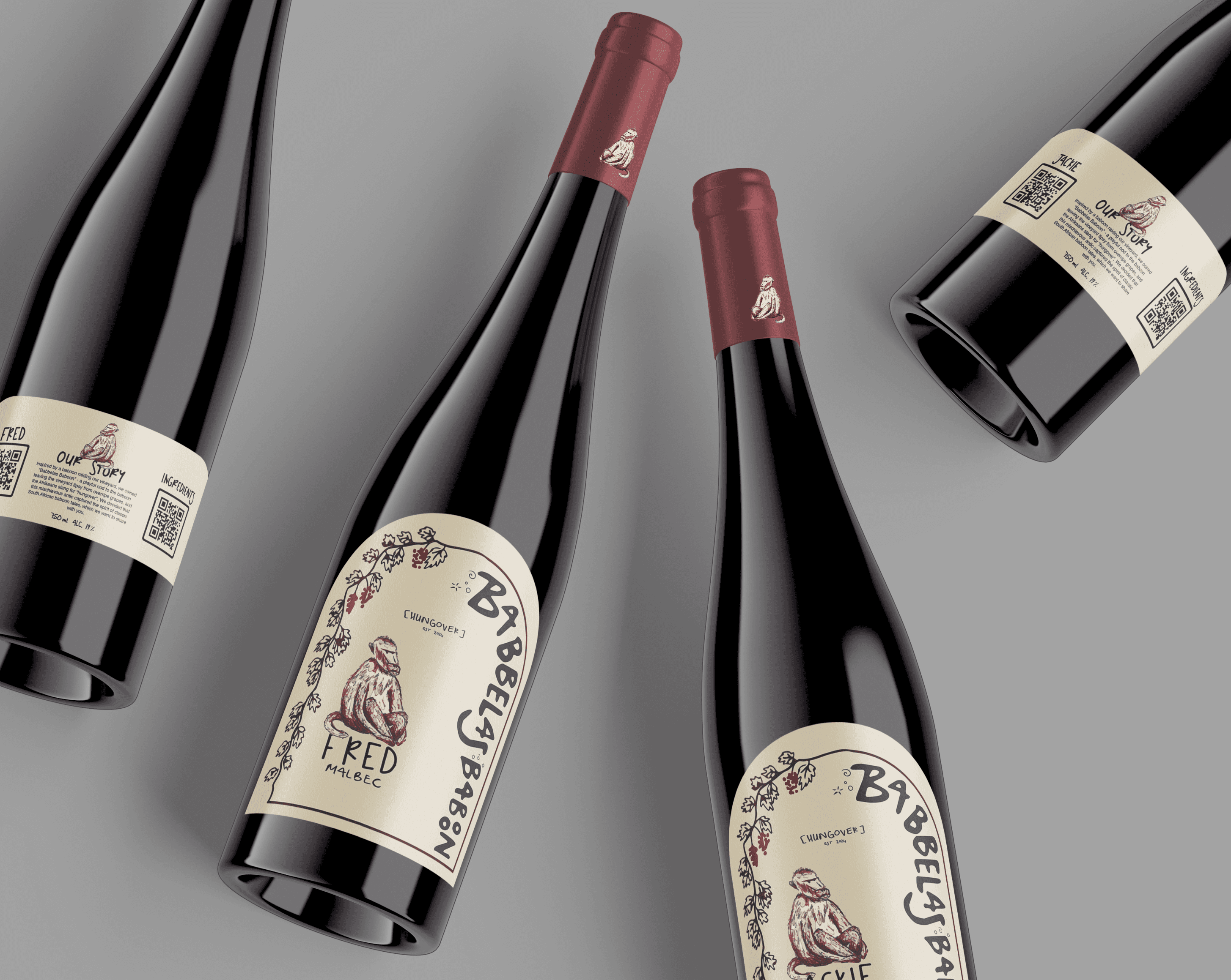 wine label packaging design