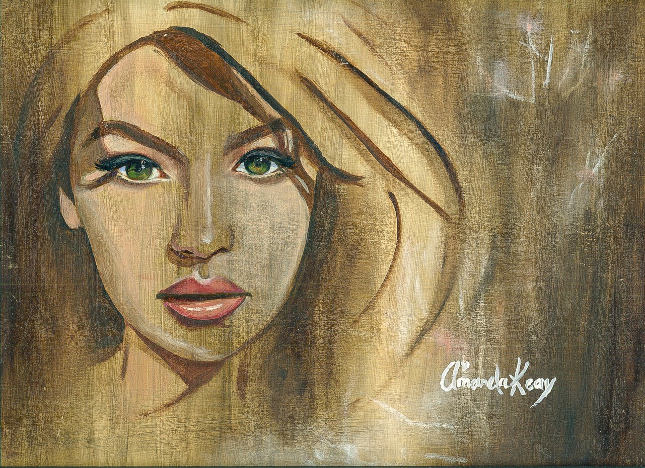 Untitled, painting by Amanda Keay, 2016