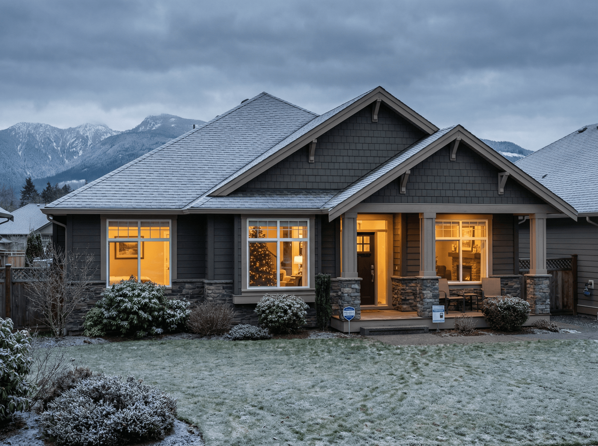 House in Chilliwack, Fraser Valley, British Columbia, with HVAC and plumbing services available.
