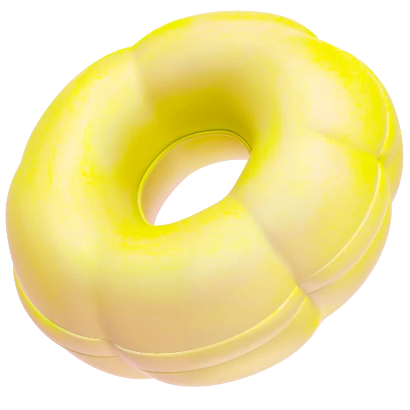 A 3D inflatable tube icon