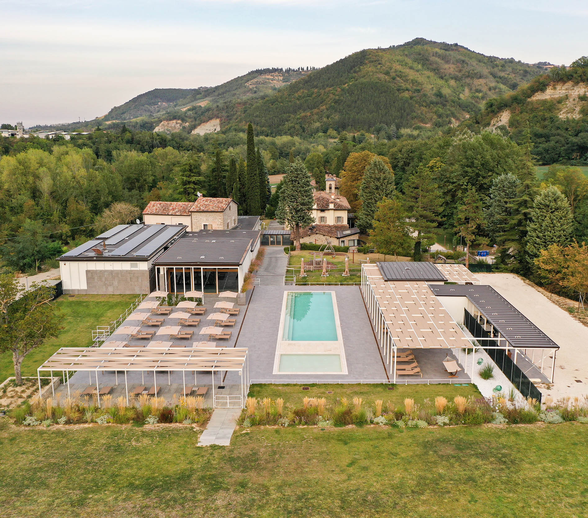 Workshop made of bright wood