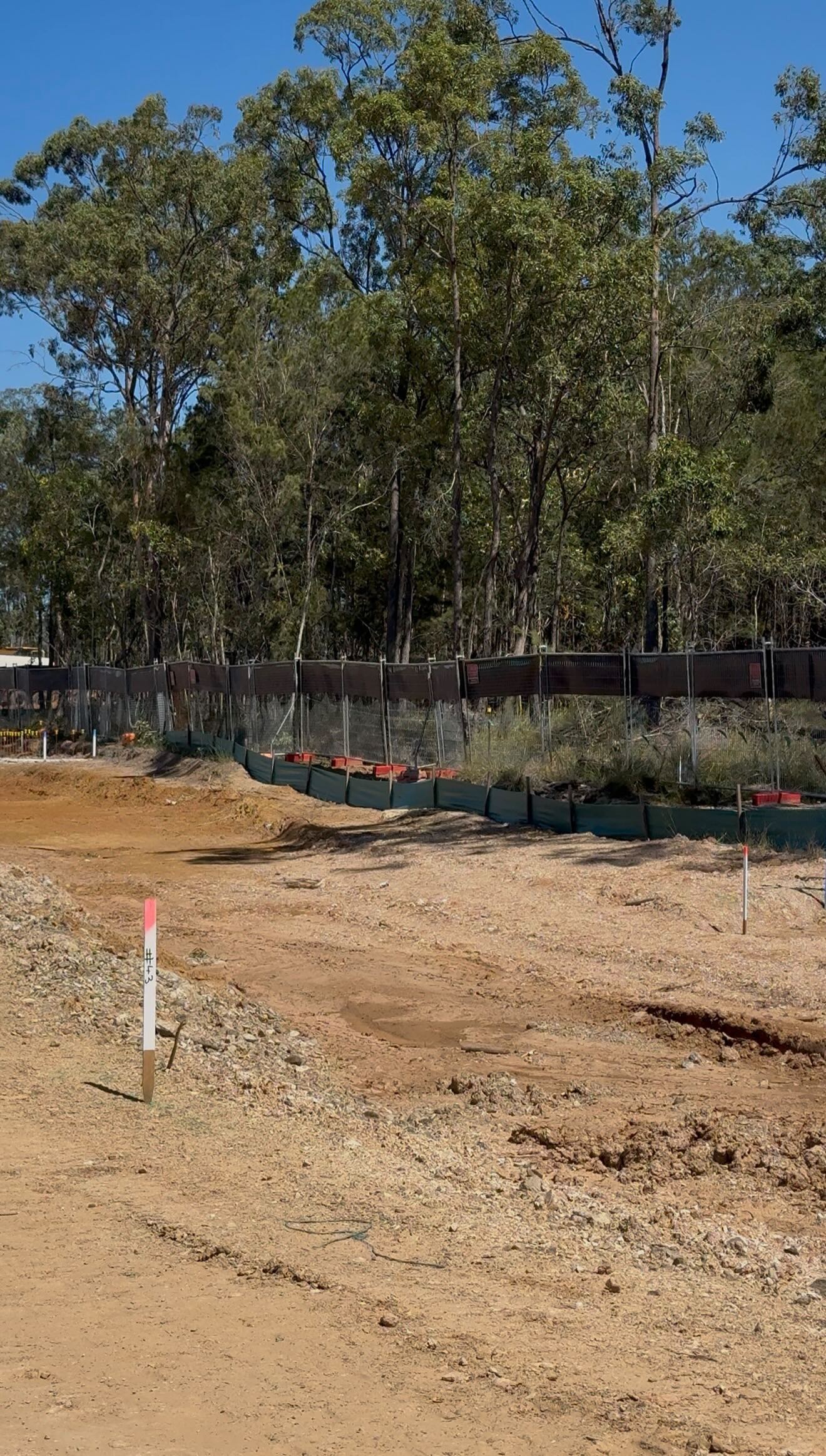 Koala safe fencing installation completed development site Gold Coast Queensland by Hepburn Property Maintenance