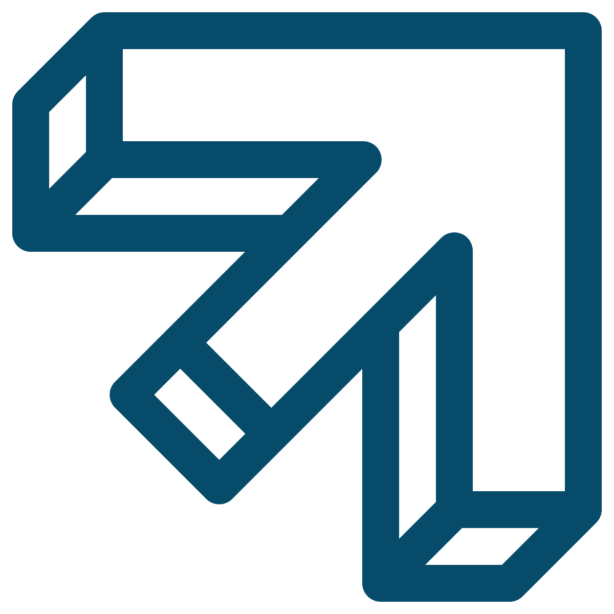 arrow icon for financial modeling for data analytics in healthcare