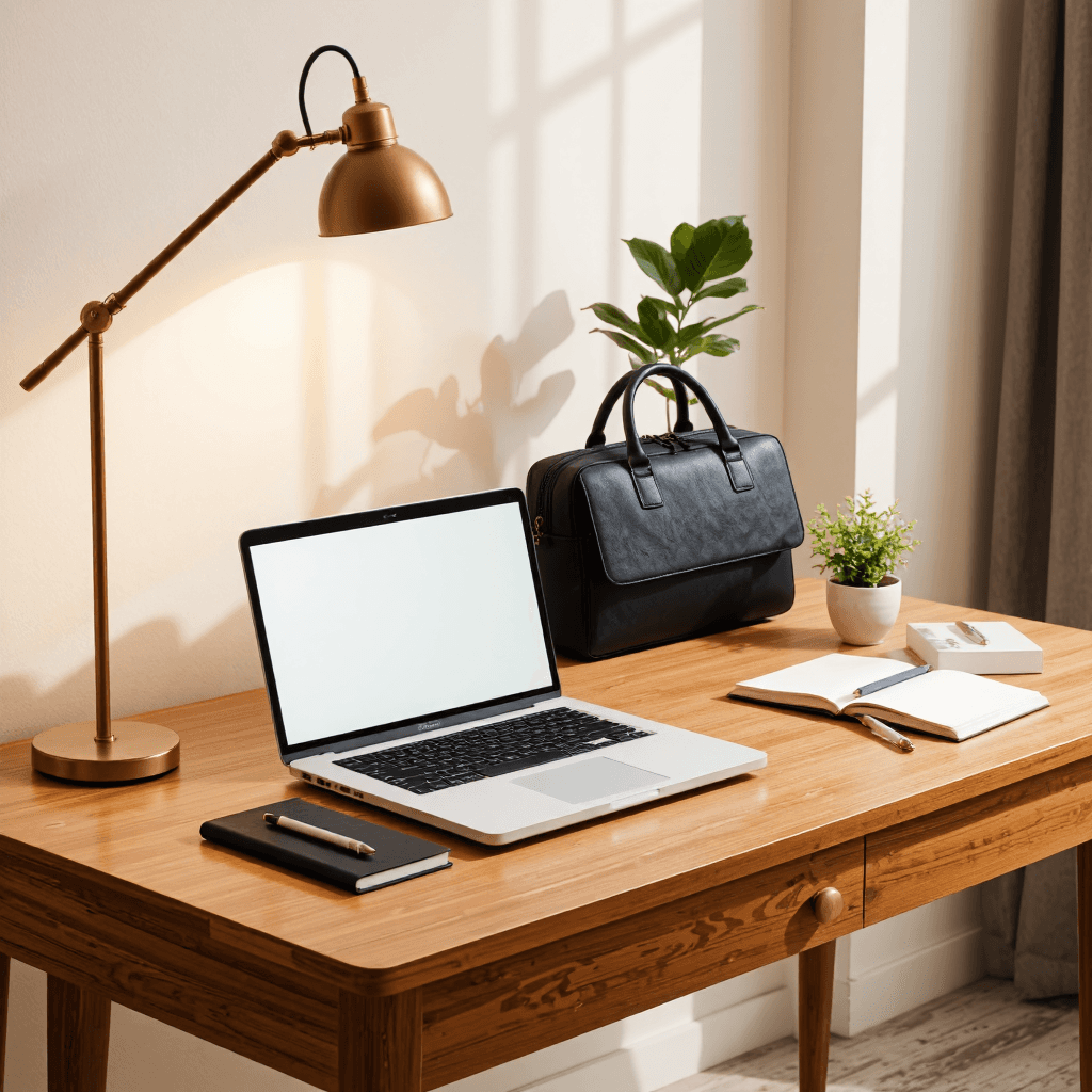 product photography of laptop bag