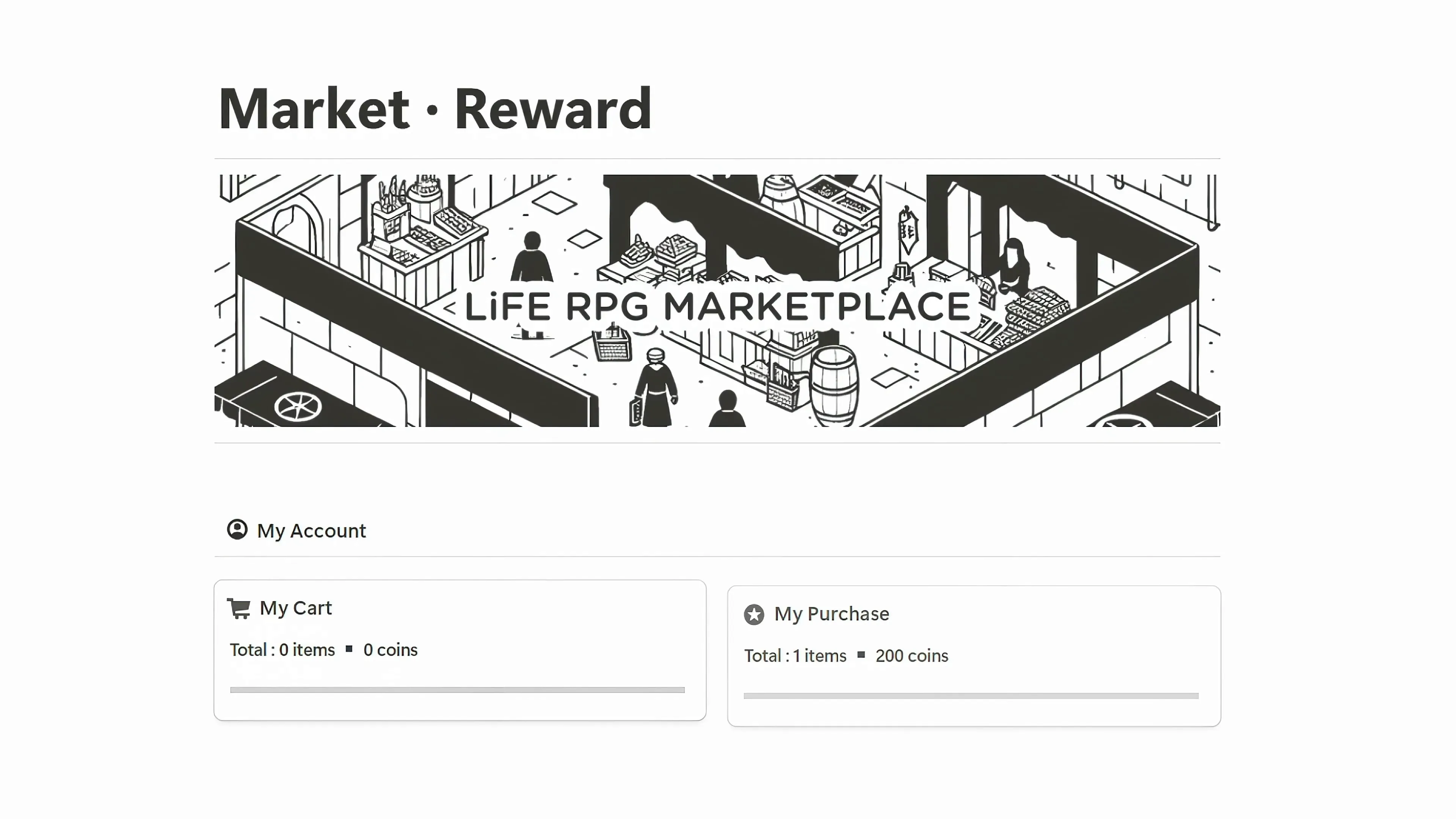 Introduction to Life RPG marketplace