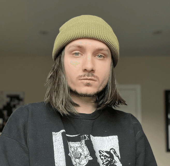 Woman with color palette