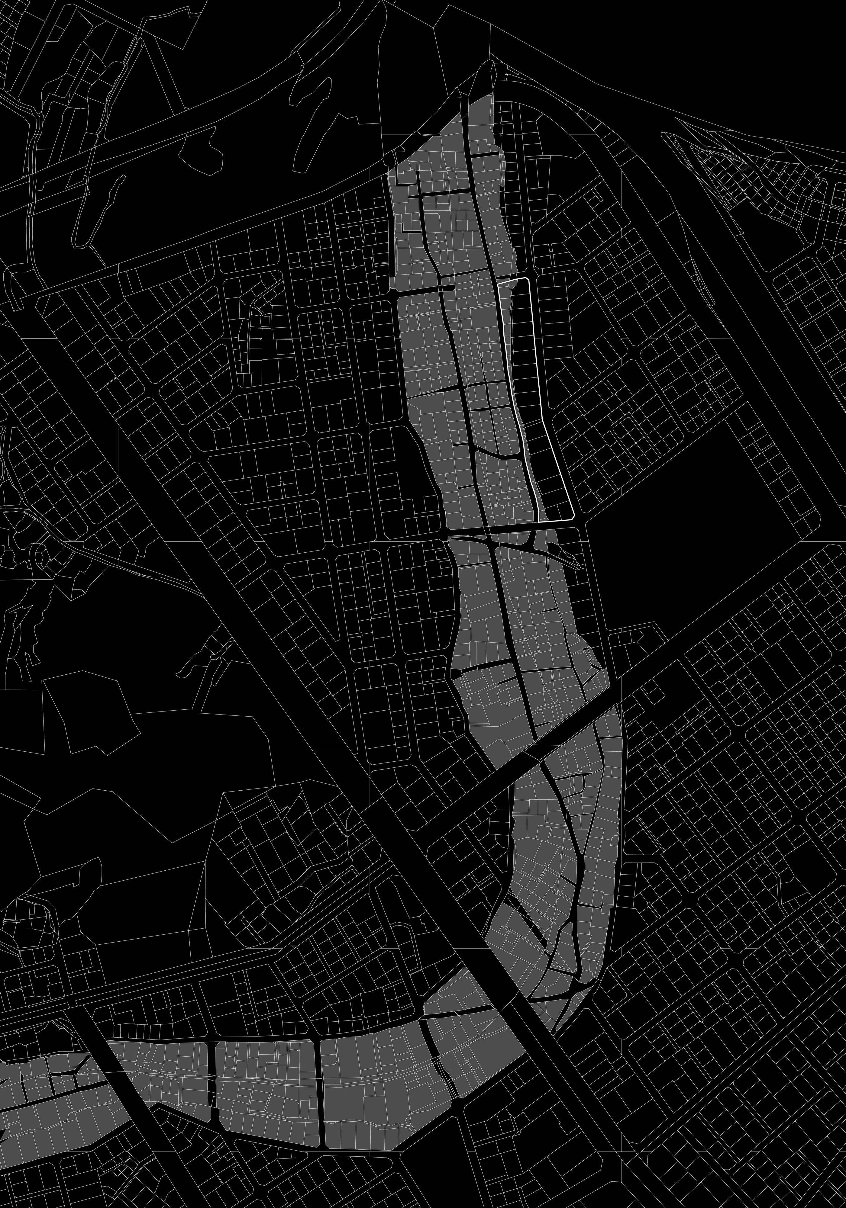 연남동의 얇은 켜: 487과 481 | 연남동 일대의 연속지적도와 연구대상지