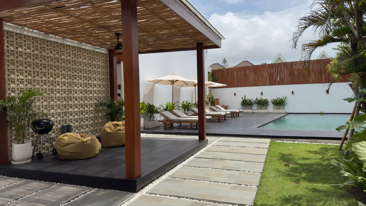 Completed 1-bedroom townhouses in Canggu