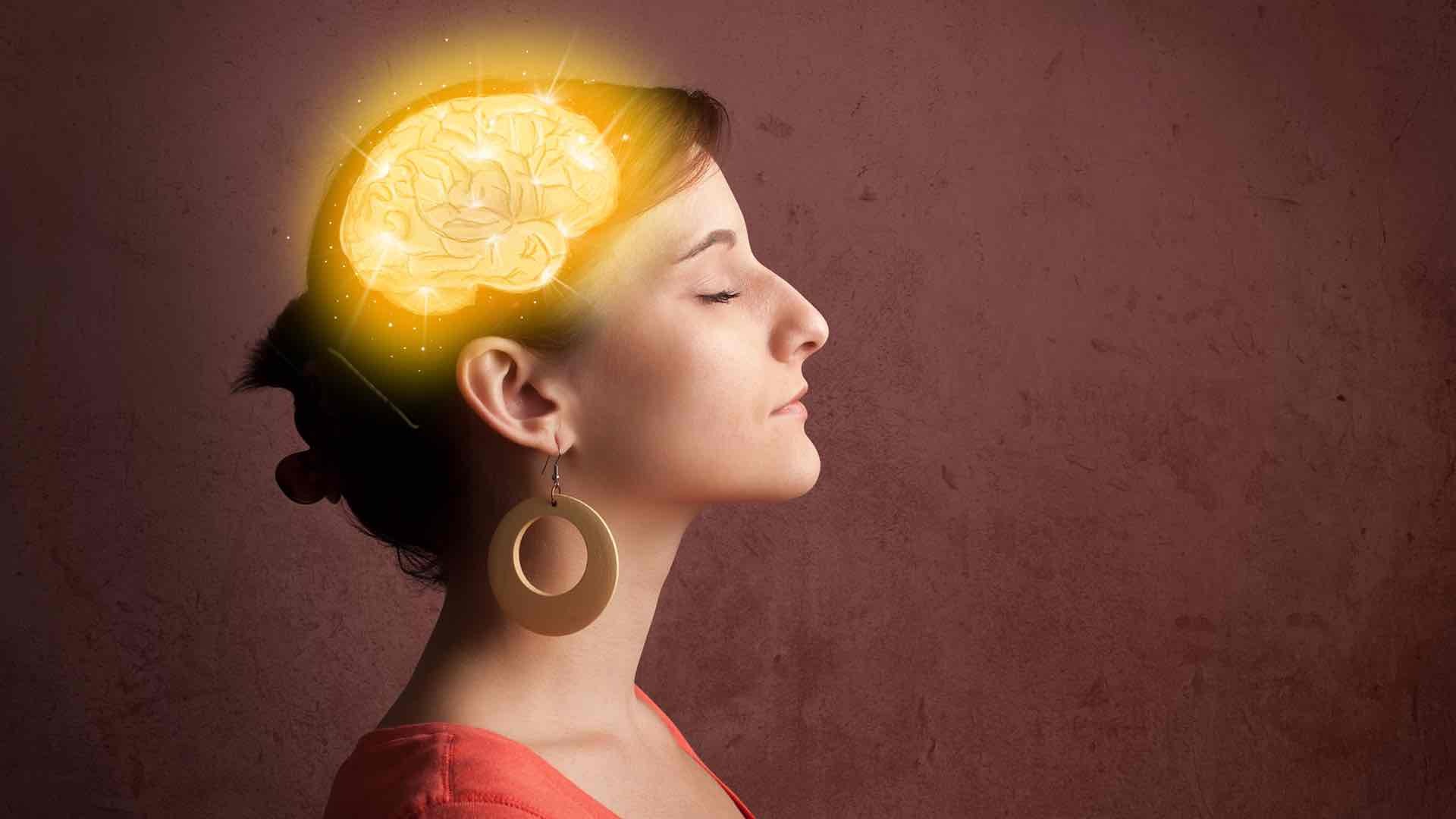 woman's relaxed mind
