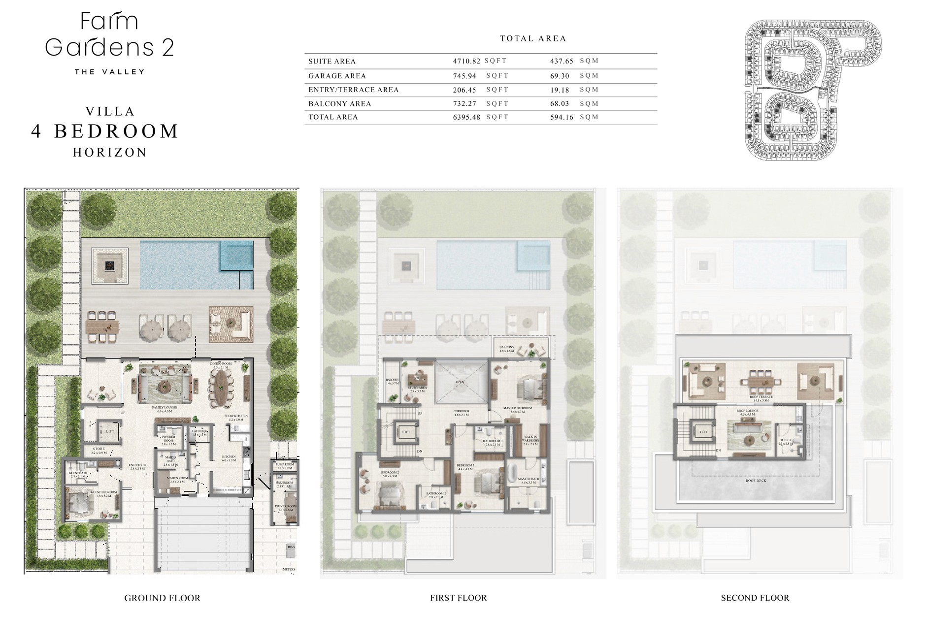 Farm Gardens Phase 2 4-Bedroom Floor Plan