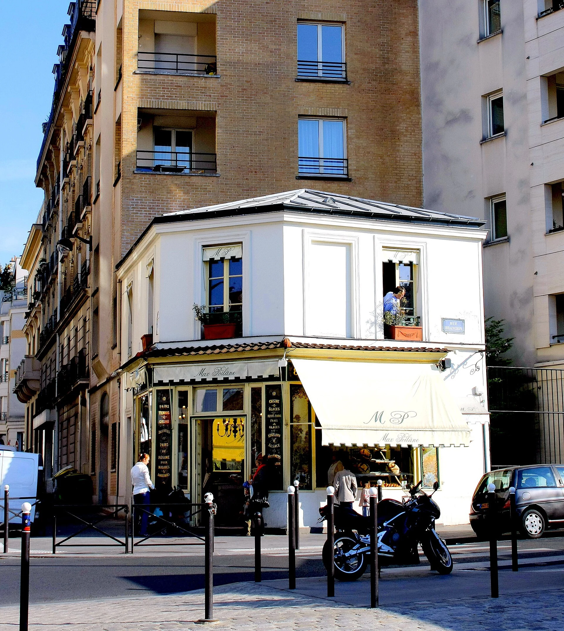 Max Poilâne, 87 rue Brancion, photographié en avril 2009.