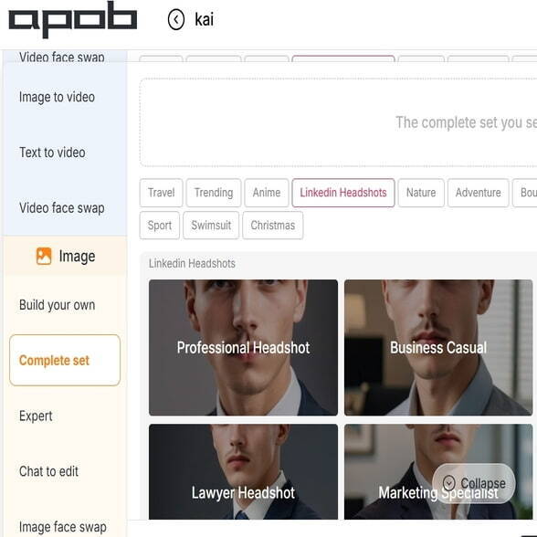 ai linkedin profile photo