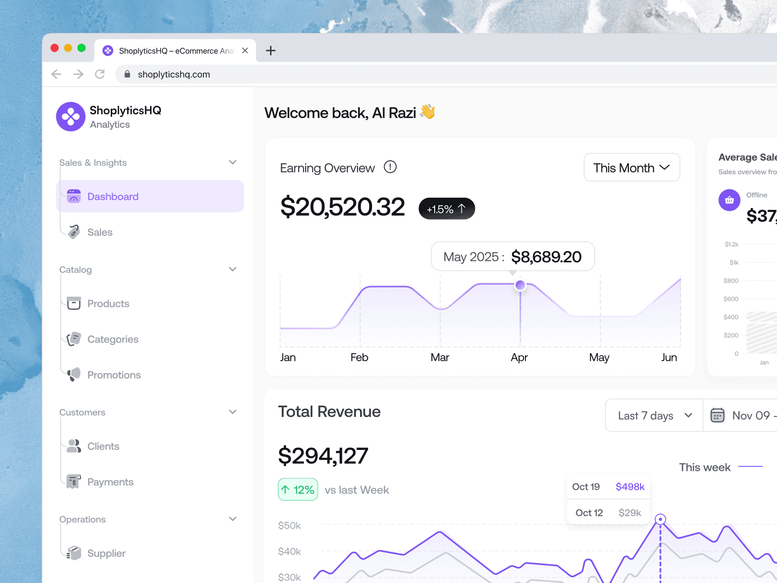 Ecommerce Operations & Management Platform