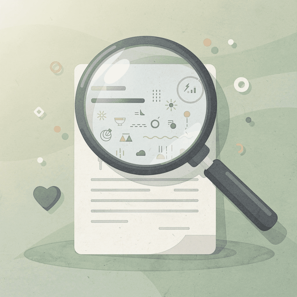 Magnifying glass examining a flawed object representing hidden costs of a broken approach