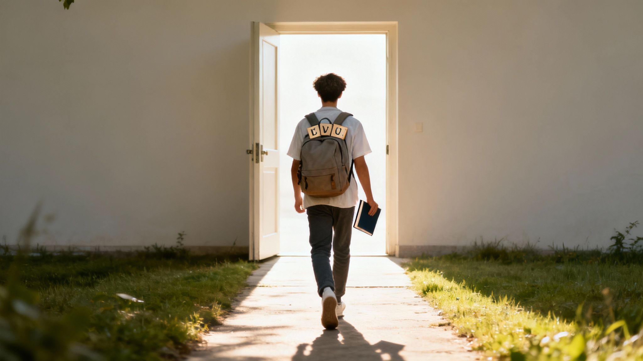 Speak4Me – A diverse group of students collaborates around a sunlit table, using laptops and notebooks to solve a problem together.