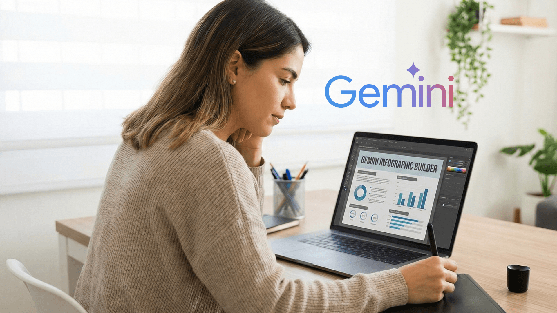 how to generate realistic infographics with gemini contacts flow
