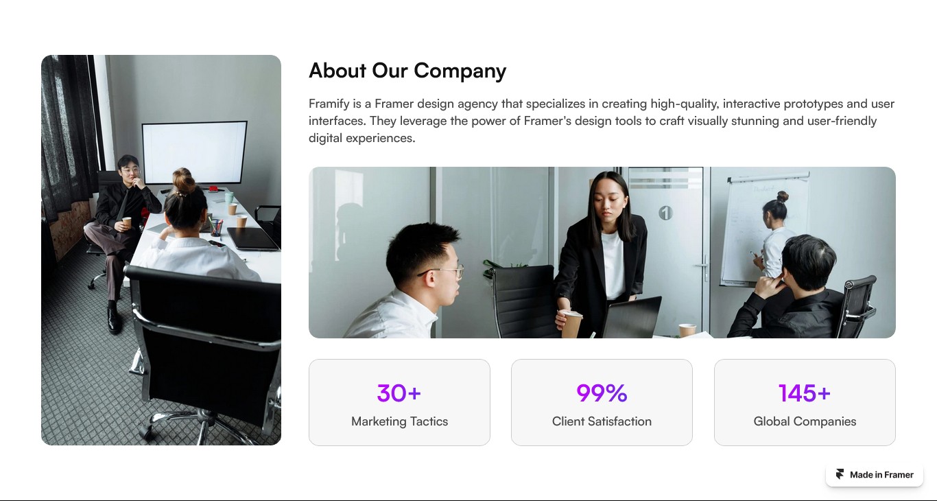 Framer About Section v26