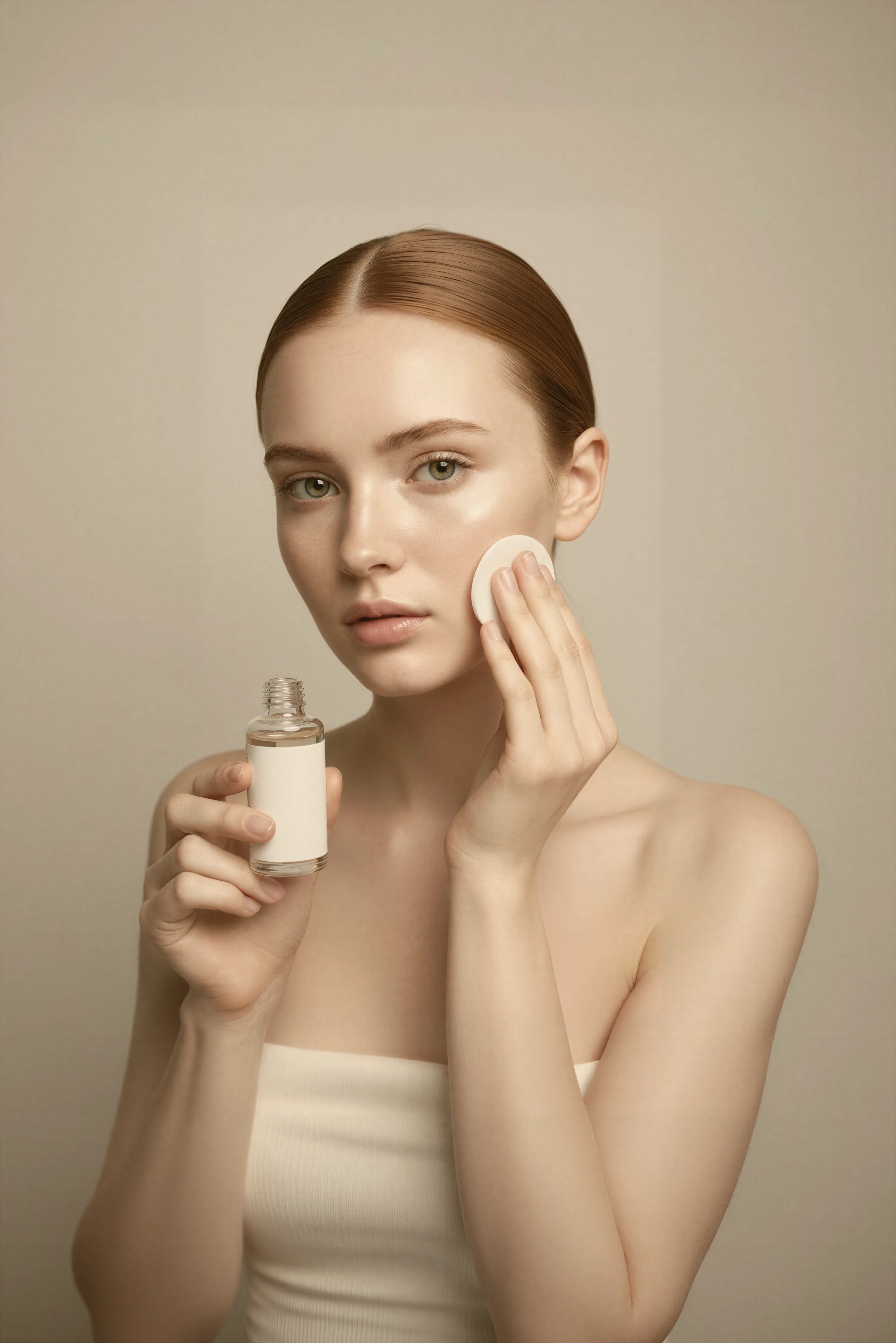 Skincare Serum Routine Portrait 