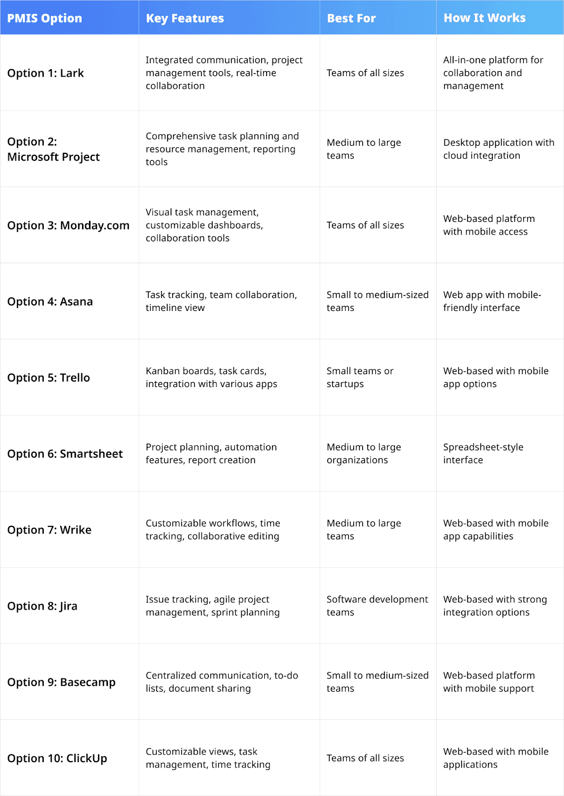 Top 10 project management information system
