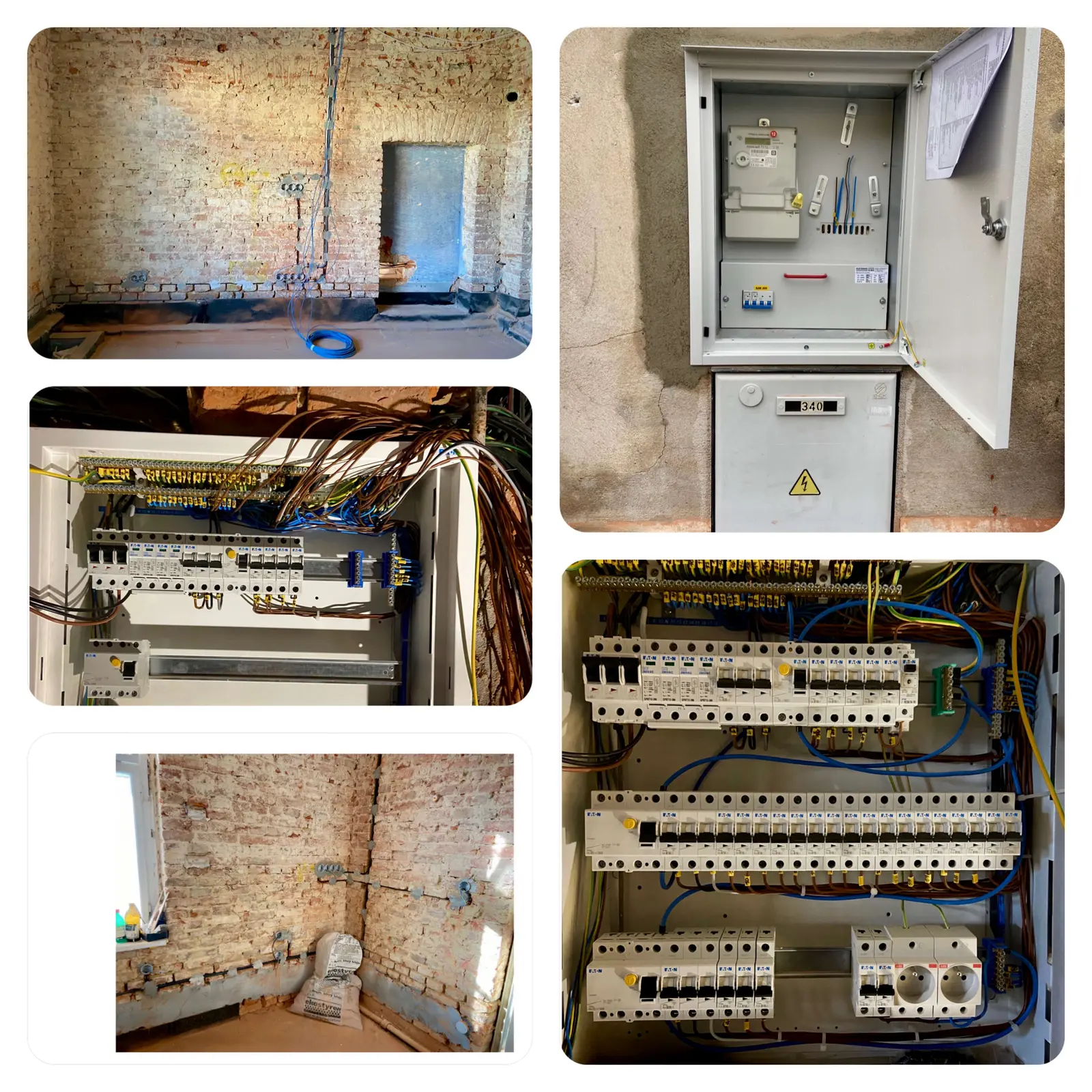 rekonstrukce elektroinstalace v rodinném domě 