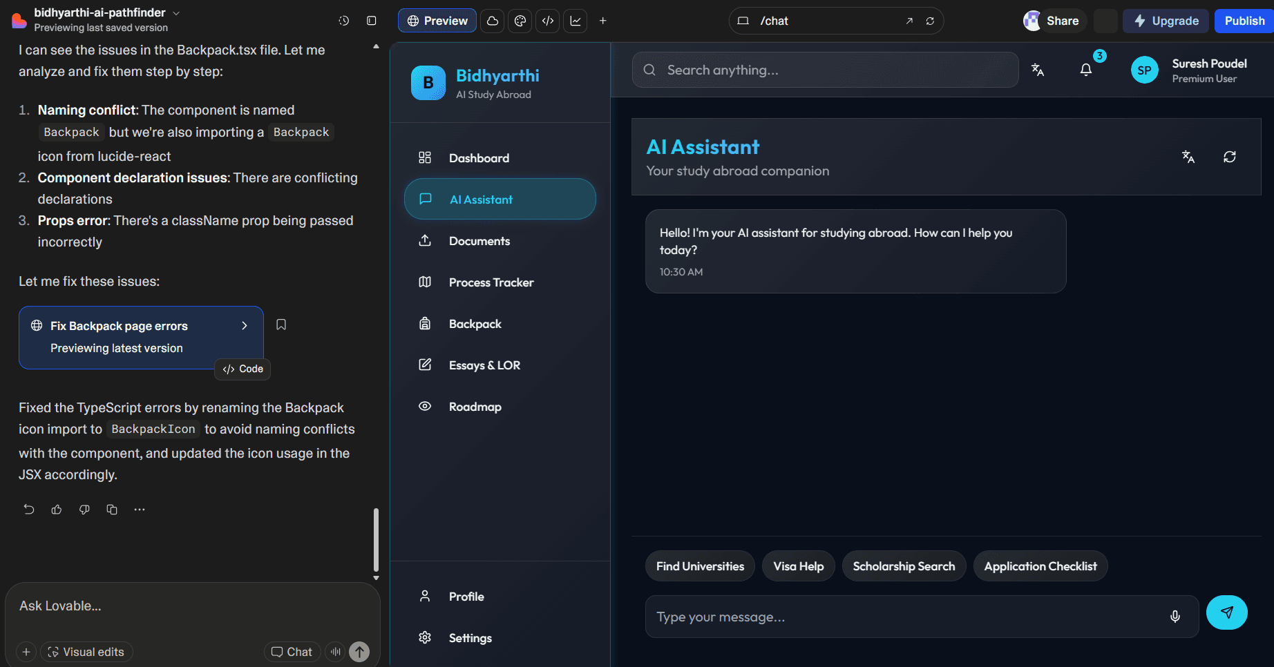 Bidhyarthi AI — platform context