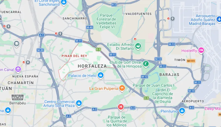 Localización Pinar del Rey