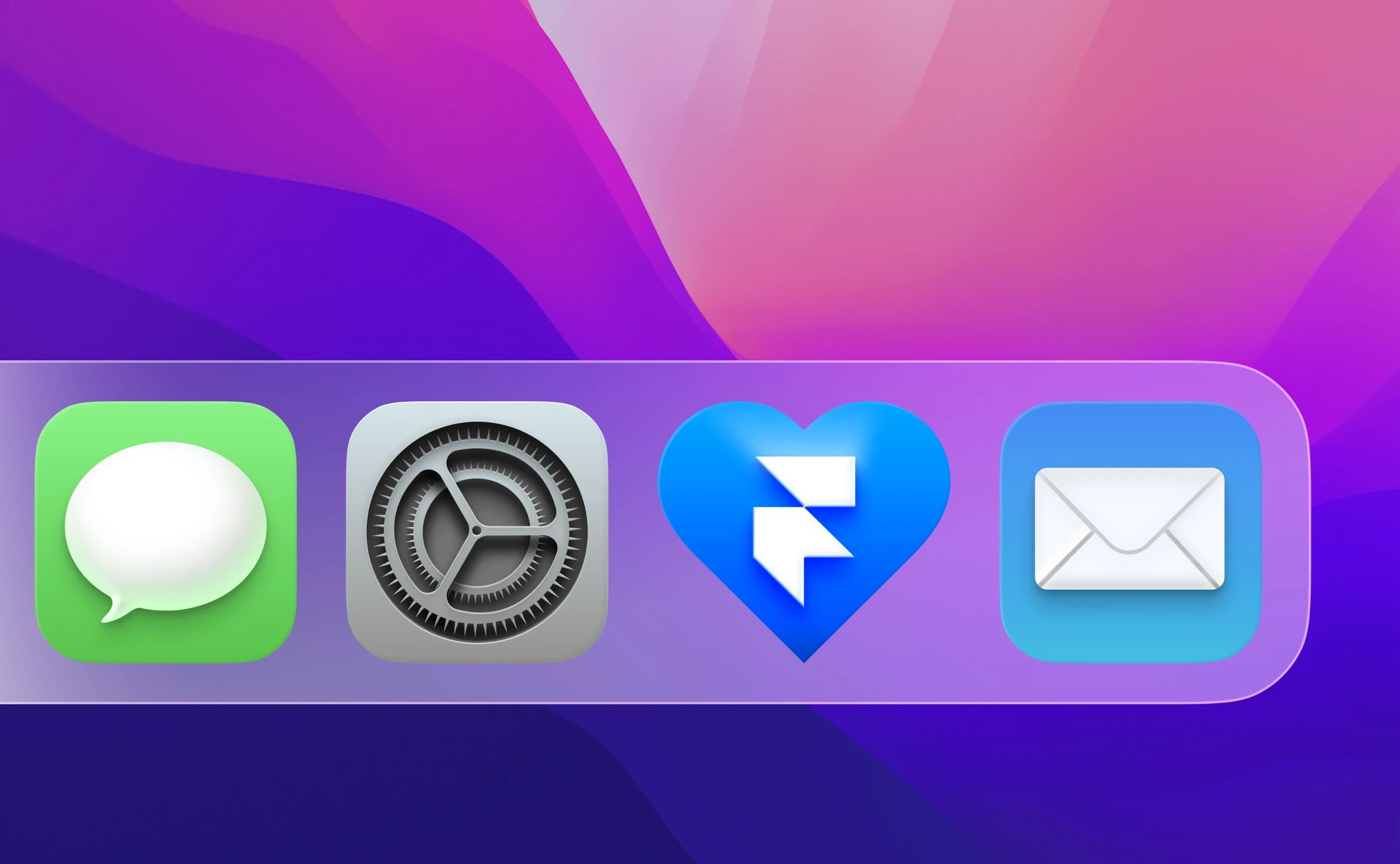 Framer icon in the shape of a heart