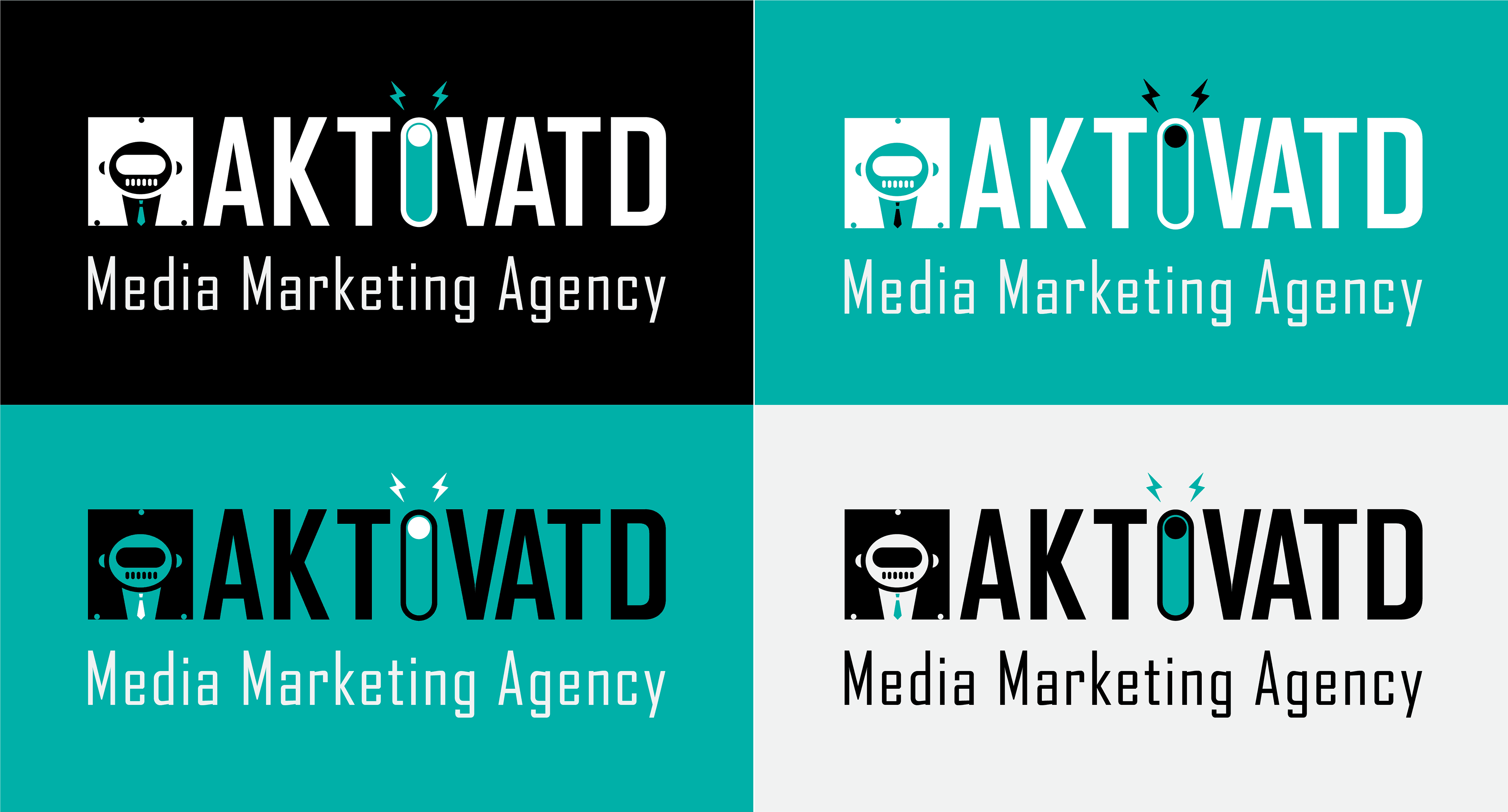 Aktivatd Logo - Background Variations