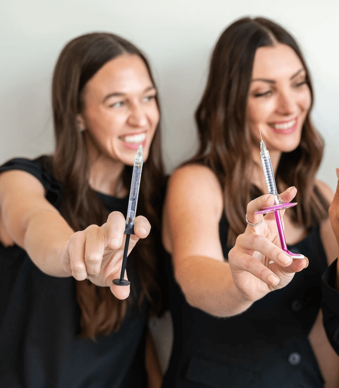 Jamie Ruiz and Chelsey Galipeau team studio photoshoot