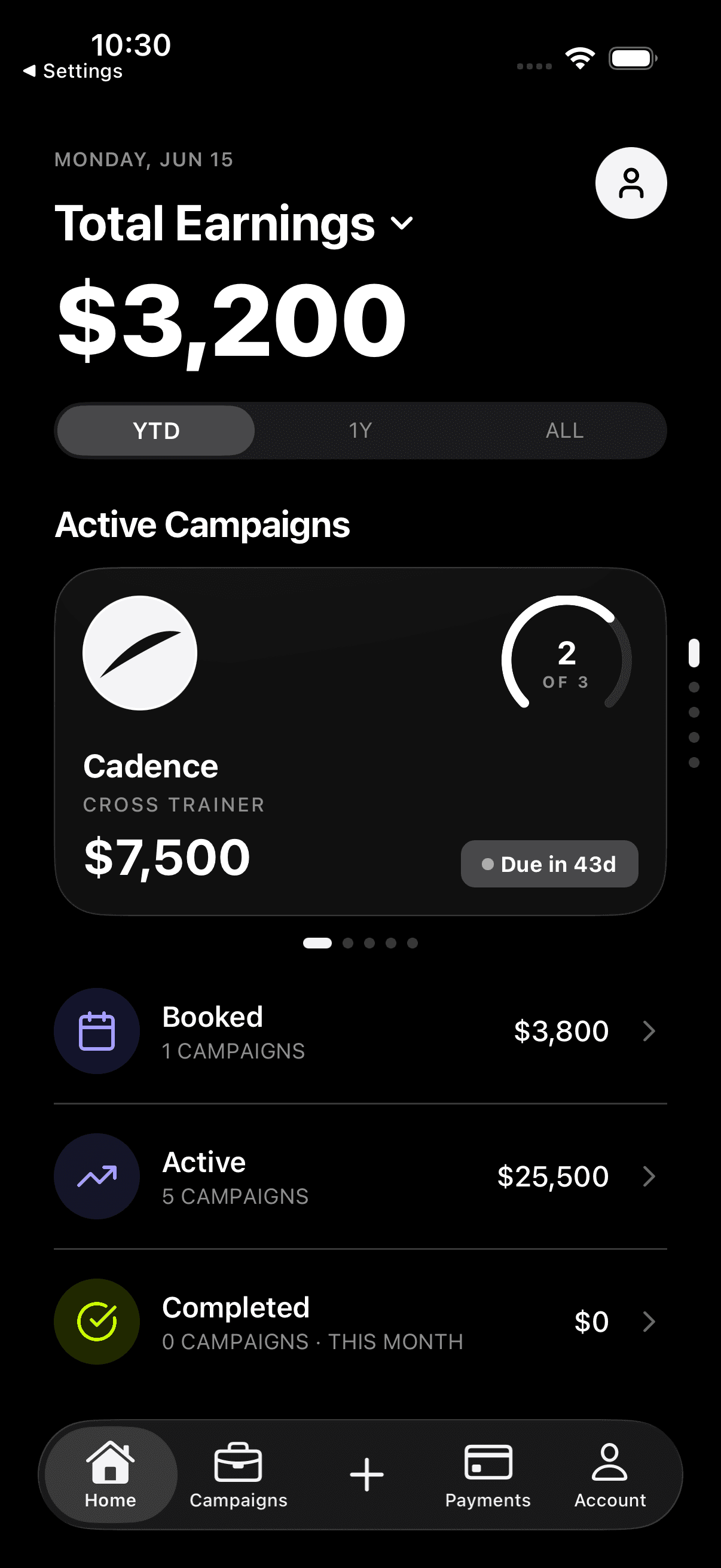Rhythm deals dashboard