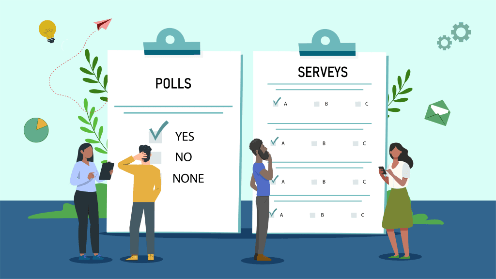 What Is the Difference Between a Poll and a Survey?